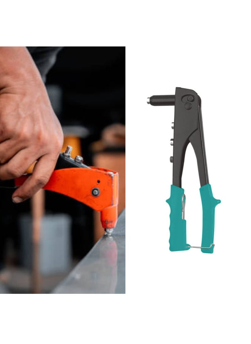 sulfar Sulfar Power Action Power Tool HR250 Aluminum Hand Riveter 10 Inch 250mm Body Plastic Power Coated PVC Soft Grip Green  - Image 2
