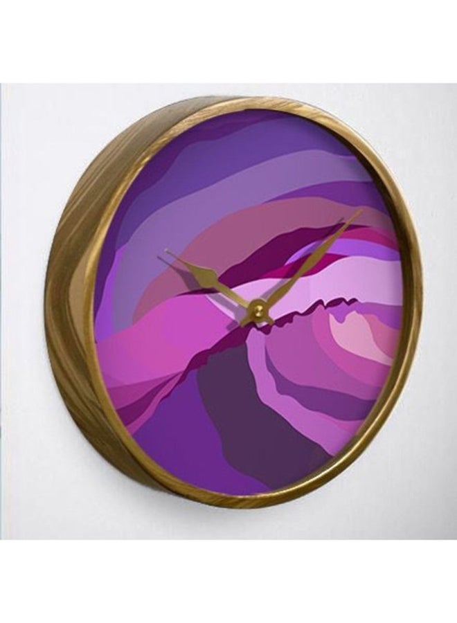 RIZARIES ساعة حائط ضبابية بنفسجية - Image 2