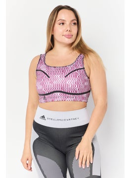 adidas By Stella McCartney Women Brand Logo Padded Training Sports Bra, Multicolor  - Image 1