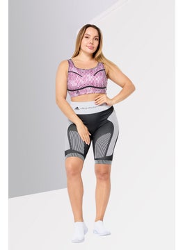 adidas By Stella McCartney Women Brand Logo Padded Training Sports Bra, Multicolor  - Image 2