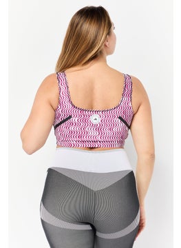 adidas By Stella McCartney Women Brand Logo Padded Training Sports Bra, Multicolor  - Image 4
