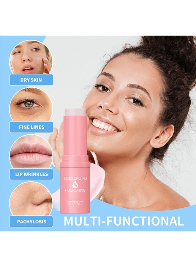 lakerain Moisturizing Stick-Moisturizing & Nourishing Multi Balm Facial Moisturizer Stick Balm Under Eye Cream Face Balm Stick for Hydrating and Smoothing Dry Skin Moisturizing Day and Night Stick - Image 1