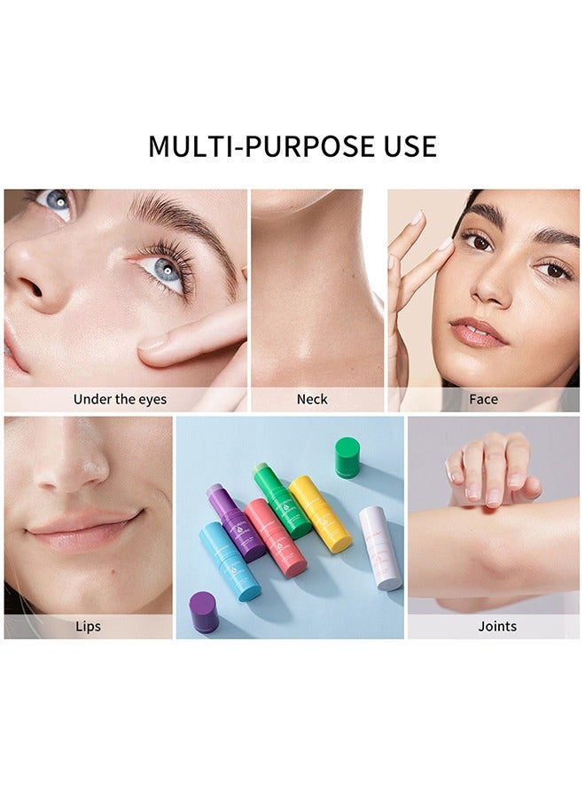 lakerain Moisturizing Stick-Moisturizing & Nourishing Multi Balm Facial Moisturizer Stick Balm Under Eye Cream Face Balm Stick for Hydrating and Smoothing Dry Skin Moisturizing Day and Night Stick - Image 4