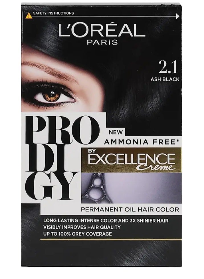 لوريال برودجي صبغة شعر دائمة بالزيت لون أسود رمادي - 2.1