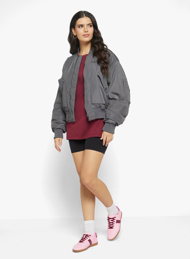 Ginger Basics Cotton Oversize Crew Neck T-shirt - Image 4