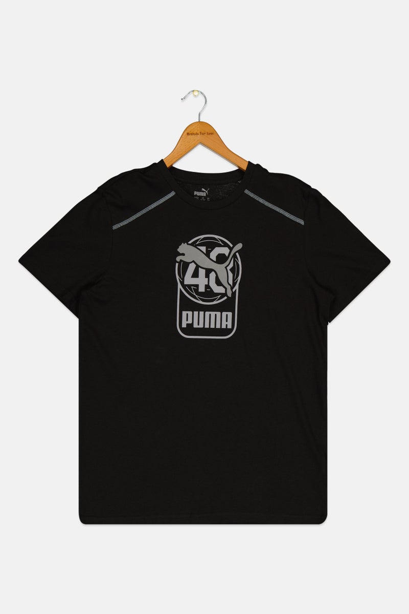 PUMA Kids Girl Short Sleeve Outdoor T-Shirt, Black - Image 1