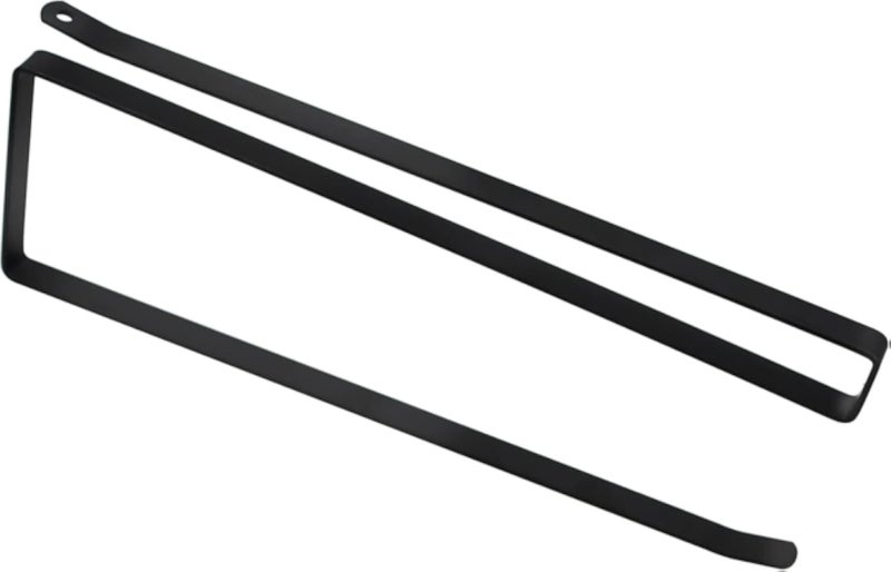 Towel Holder (2 Pack) Under or Over Cabinets - Perfect Space Saving and Tissue Organizer Solution