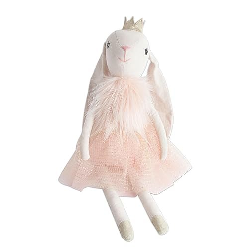 MON AMI Princess Bunny Stuffed Doll - 18", Soft & Cuddly Plush Animal Doll for Kids of All Ages, Use as Toy or Room Décor - Image 1
