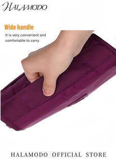 HALAMODO Toiletry Bag Hanging Travel Makeup Organizer Cosmetic Bag Makeup Bag Water Resistant Makeup Bag for Accessories Toiletries  - Image 3