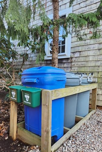 Recycling Rules Small Hanging Wastebasket for Dog Poop in Green (Holds 7-14 Bags) - Image 4