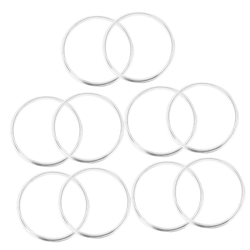 StoBaza 10pcs 9.2x9.2cm Aluminum Sealing Gasket for Cup Sealer Machine Easy Install - Image 2