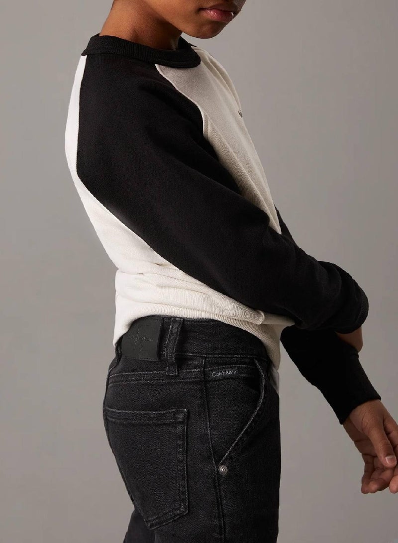 كالفن كلاين جينز بنطال جينز كارجو بقصة مستقيمة وخصر متوسط الارتفاع - Image 3