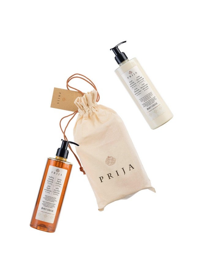 Prija Prija Everyday Treatment Gift Pack (Contains Vitalizing Cleansing Hand Wash with Ginseng and Hands and Body Moisturizer with Vitamin E) - Vegan Friendly - Dermatologically Tested - Image 3