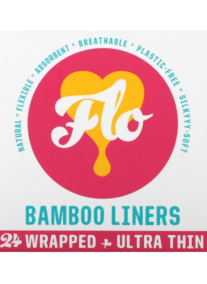 Flo Bamboo Liners Ultra Thin 24 Liners - pzsku/Z7642254131FA7F63E1E1Z/45/_/1731329394/bbc493ab-81b1-4336-96ee-a7641eab8734