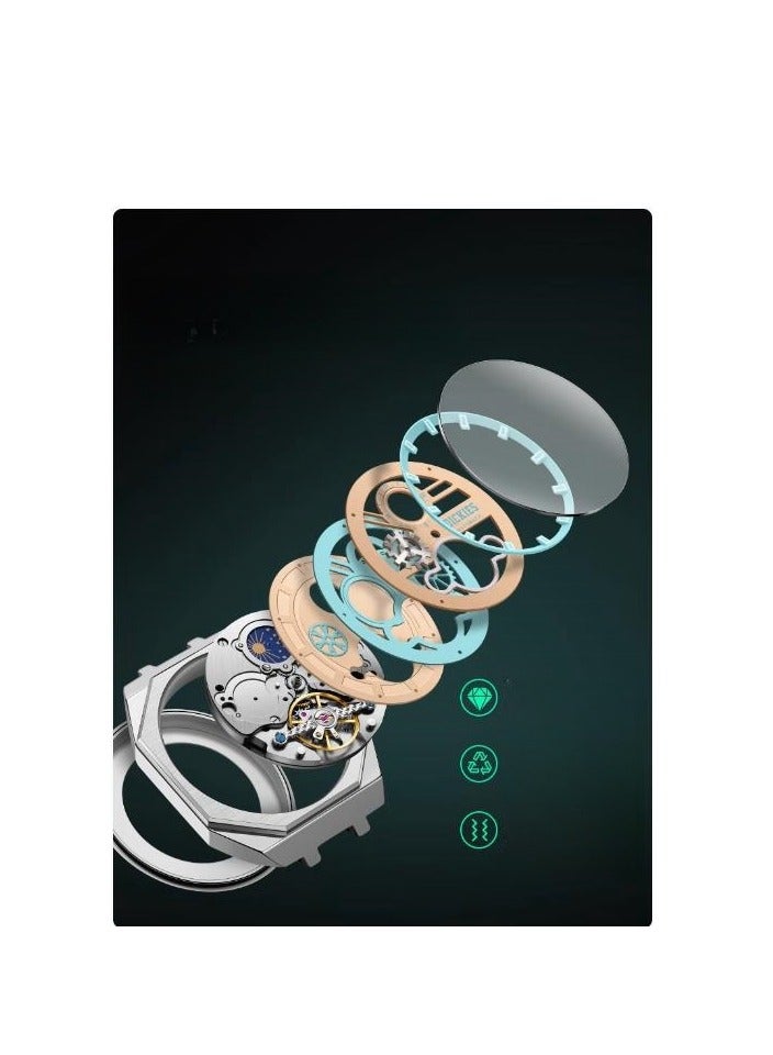 Dickies ساعة ميكانيكية متعددة الوظائف للطالبات تعمل تلقائيًا بالكامل - Image 2