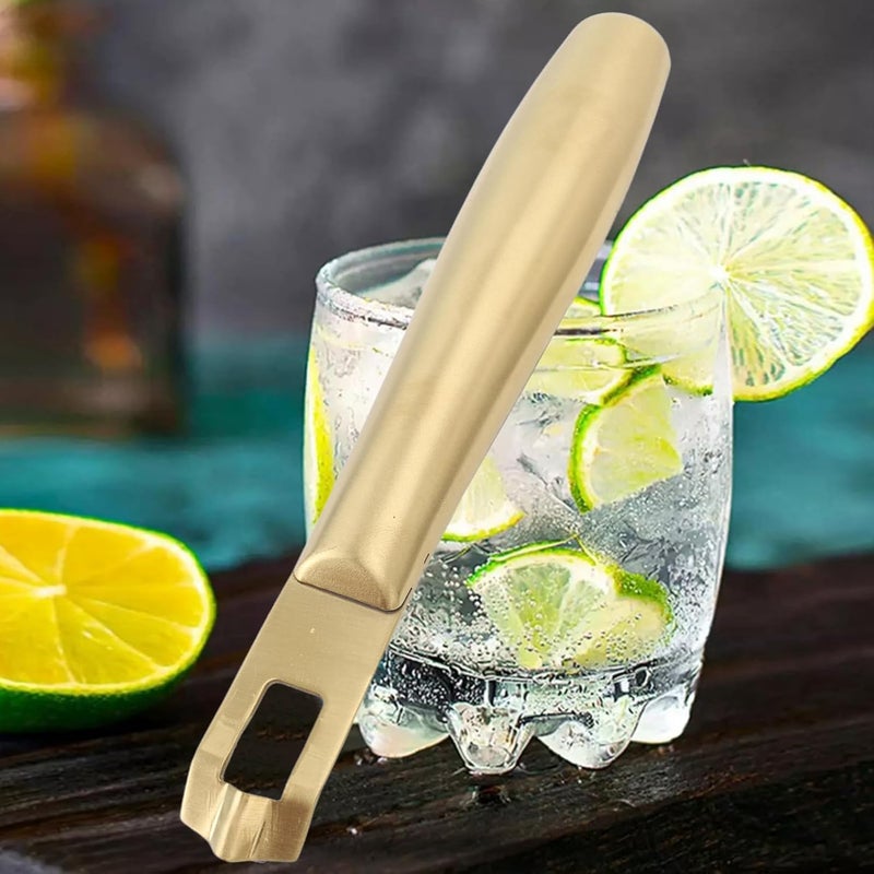 fosa Citrus Peeler for Cocktails, Lemon Peeler Tool, Citrus Peeler Tool Orange Peeler for Cocktails, Gold Citrus Peeler Fruit Peeler for Cocktails - Image 4
