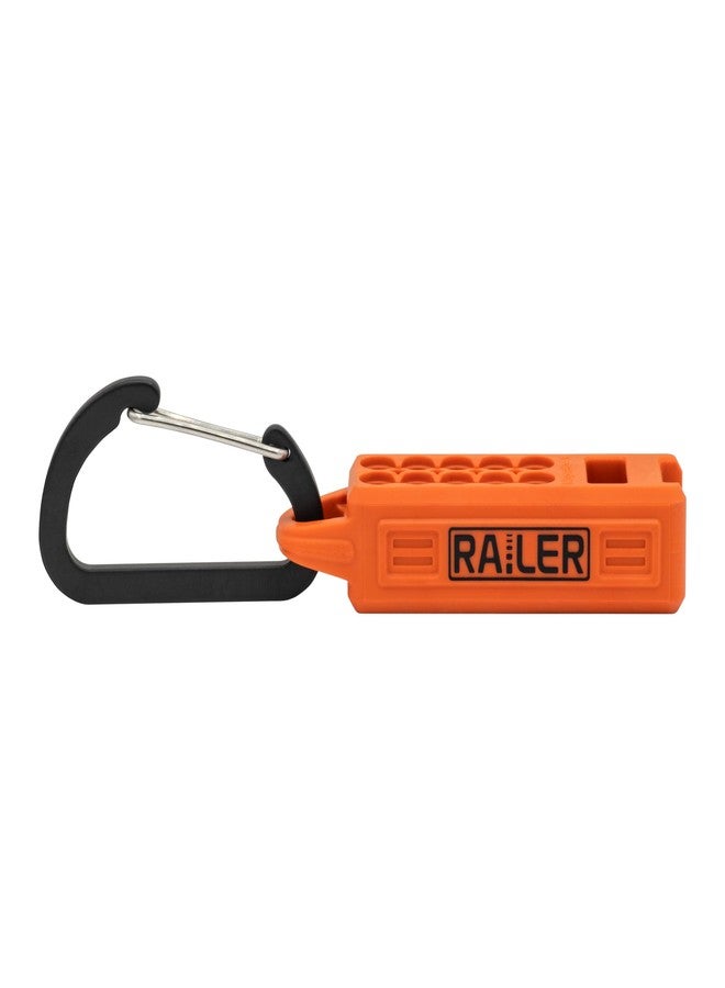 Railer Screwdriver Magnetizer Bit Holder Organizer - Railer 10-Hole Magnetizer/Demagnetizer Bit Organizer Holder with Carabiner - Image 3