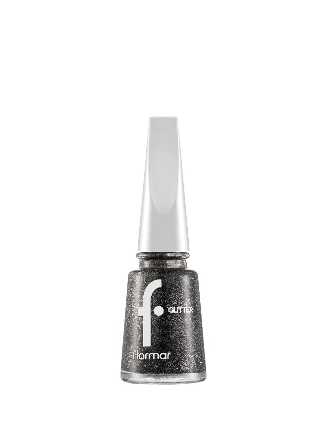 flormar Glitter Nail Enamel New - 36 Blackstar