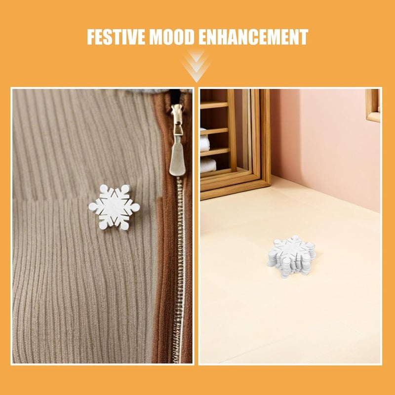 50pcs Iron-on Snowflake Embroidered Patches with Adhesive for DIY Clothing Decorations, Fabric Appliques for Sweaters, Hats, Jeans, and Holiday Crafts - Image 3