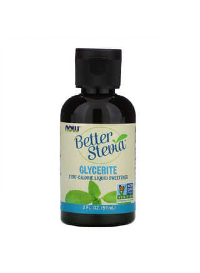 Now Foods NOW Foods, Better Stevia, Zero-Calorie Liquid Sweetener, Glycerite, 2 fl oz (59 ml) - Image 2