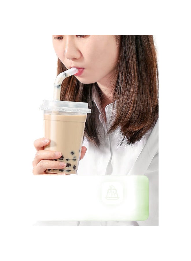Maryya Disposable Wrapped Straws Boxed Slanted Cut Adult And Children Thick Straws 100 Pieces - Image 2