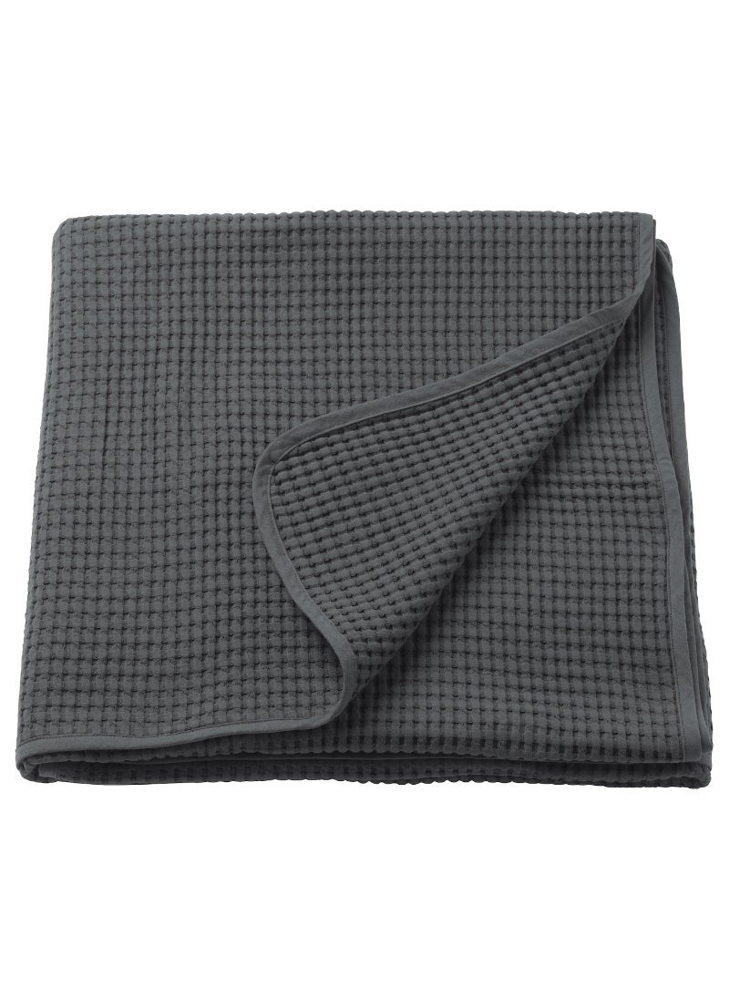 Bedspread, Dark Grey, 230X250 Cm