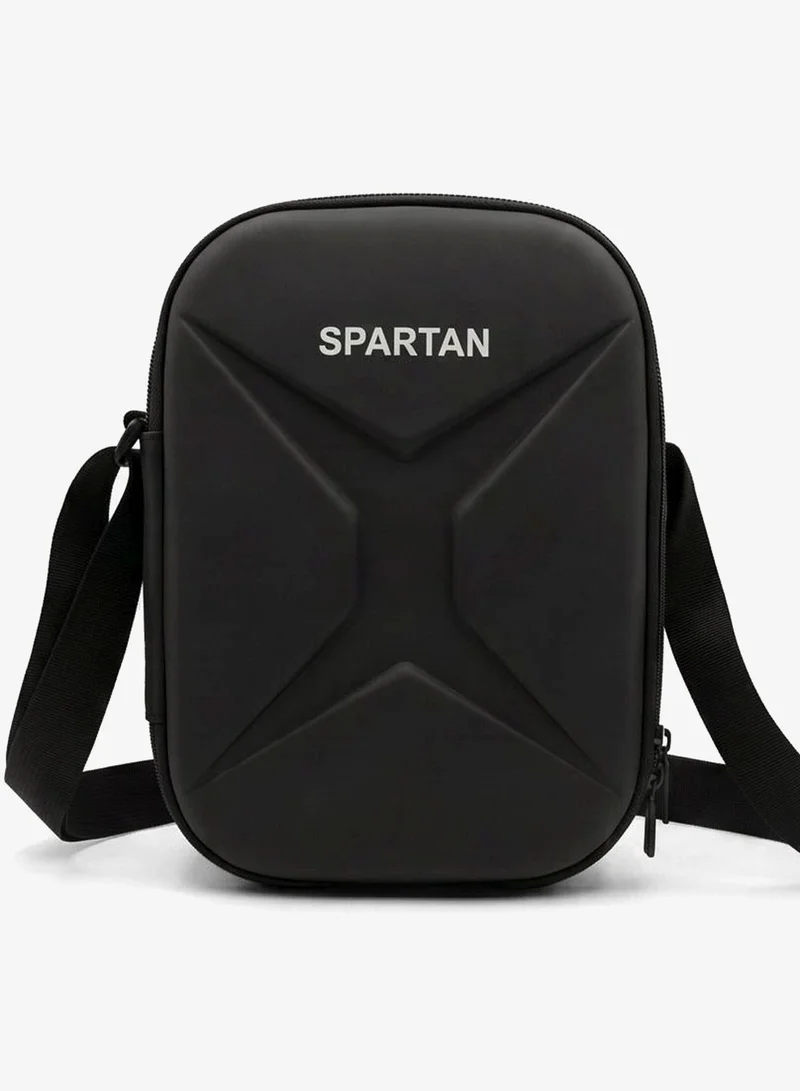 Redtag Men Black Hard Shell Sling Bag