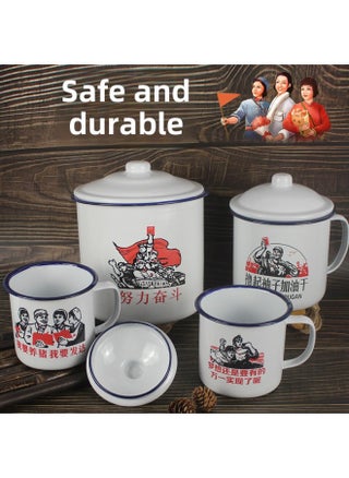 Old-fashioned Nostalgic Thickened Double-lined Iron Tea Jar With Lid Veteran Cadres Cup Cup Cup Cup Cup Optional Pattern Printing-Color:Random Pattern-Capacity:9cm 500ml (with Lid) - pzsku/Z76426BB3DF37A5ED5CCEZ/45/1746187815/edd069de-667f-48a4-988e-7f951f507b47