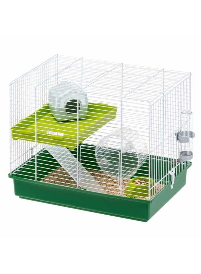 Ferplast Cage Hamster Duo Two-Floors Hamster Cage White 46 x 29 x h 37,5 cm