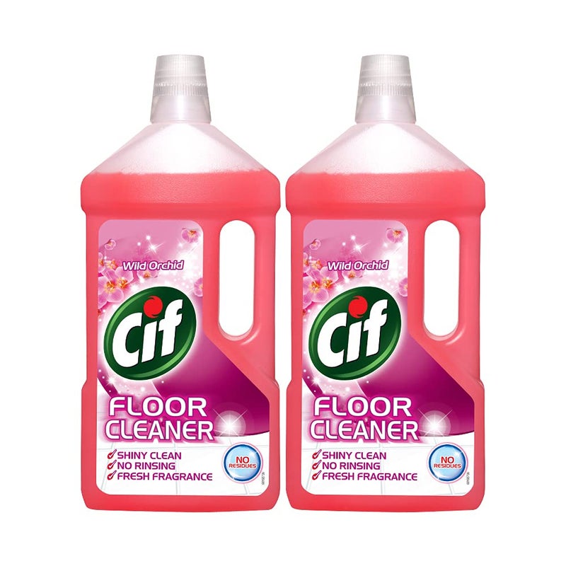 CIF Wild Orchid Multipurpose Floor Cleaner with Shiny Clean & Fresh Fragrance 950ml (Pack of 2) - Image 2