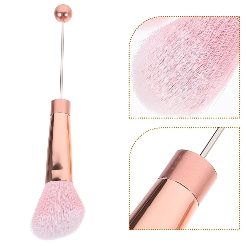 5pcs Rose Gold Handle Makeup Brush Set for Women Face Makeup Blush and Eye Shadow Brushes for Travel and Daily Use - Image 3