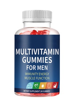 Ocean Multivitamin Gummies for Men 60 Gummies, Immunity Energy, Muscle Function for Sports, Dietary Supplement  - Image 1