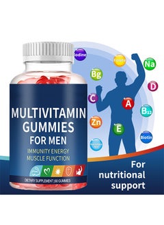 Ocean Multivitamin Gummies for Men 60 Gummies, Immunity Energy, Muscle Function for Sports, Dietary Supplement  - Image 2