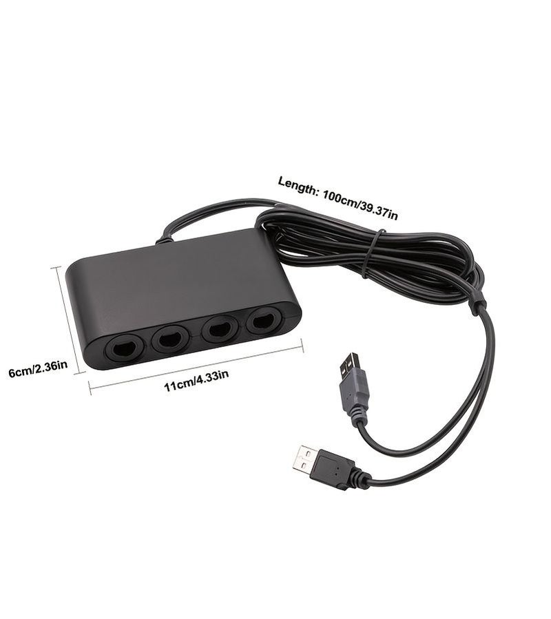 Black Three in One GC to Wii U PC Switch Converter with NGC Function - Image 2