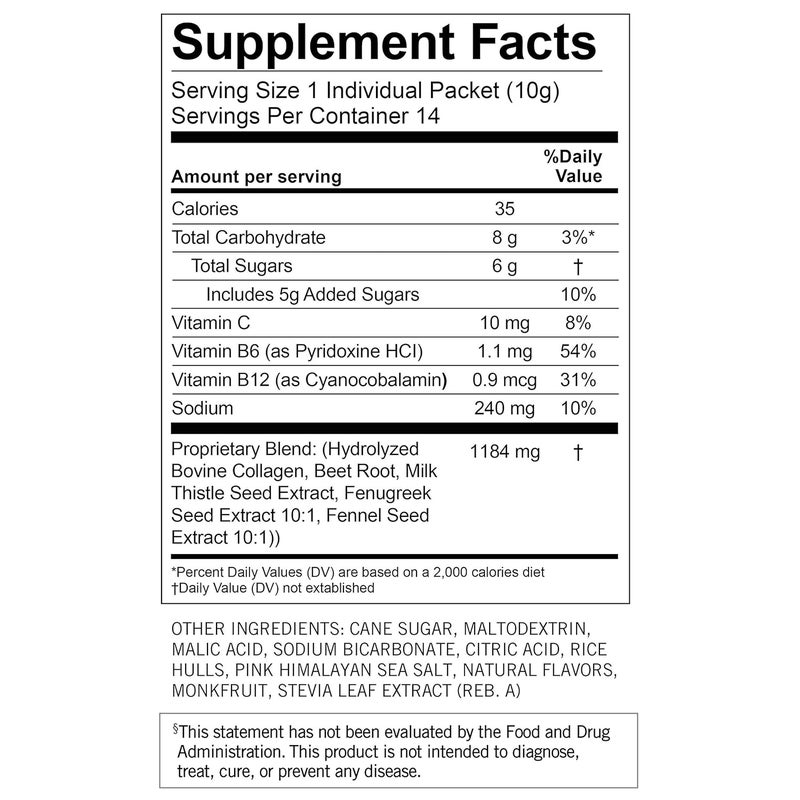 Munchkin مشروب مunchkin Milkmakers لزيادة إدرار الحليب مع فيتامينات ب والكولاجين والحلبة وخرشوف الحليب للأمهات المرضعات بنكهة الليمون والتوت 14 حبة - Image 2