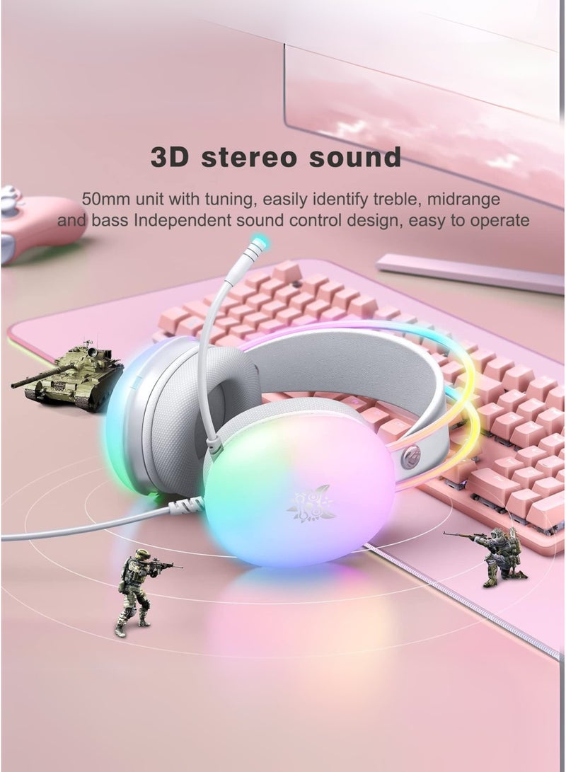 onikuma X25 Gaming Headset Over-Ear Gaming Wired Headphones with Mic for PS4/PS5/XOne/XSeries/NSwitch/PC - Image 5