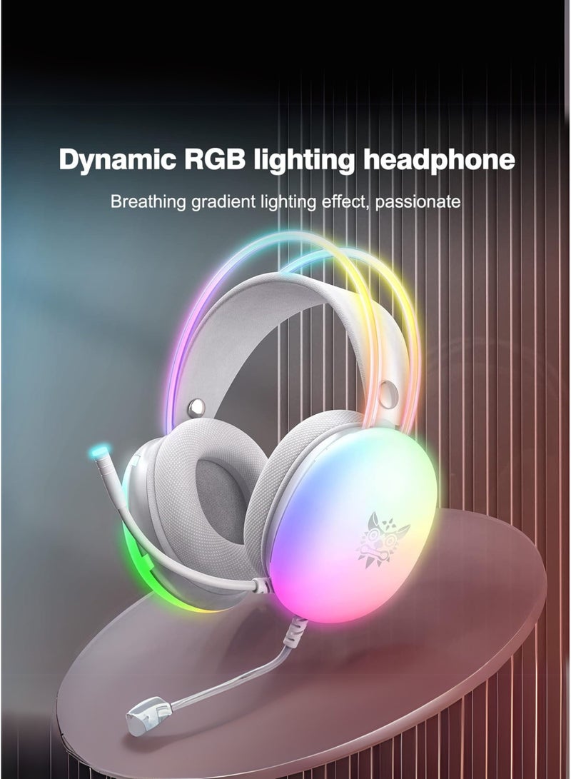 onikuma X25 Gaming Headset Over-Ear Gaming Wired Headphones with Mic for PS4/PS5/XOne/XSeries/NSwitch/PC - Image 2