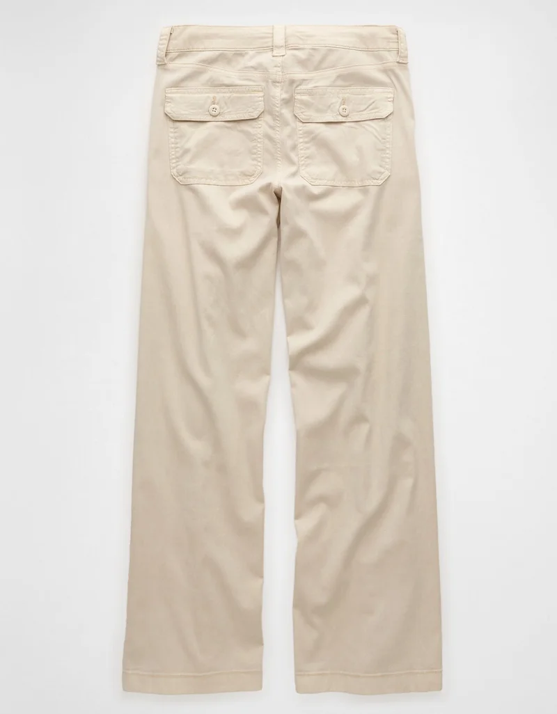 American Eagle AE Stretch Low-Rise Baggy Wide-Leg Pant