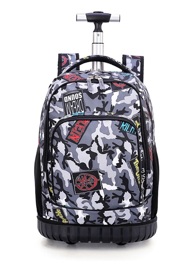 CityRiya-Long Boys Backpacks Kids' Luggage Wheeled Bags Kids Trolley School Bags Rolling Suitcase Durable Bookbag for Boys Girls Students - Image 2