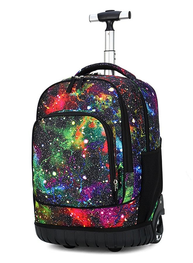 CityRiya-Long Boys Backpacks Kids' Luggage Wheeled Bags Kids Trolley School Bags Rolling Suitcase Durable Bookbag for Boys Girls Students - Image 1