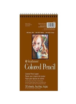 Strathmore Colored Pencil Pad 400 Series, 6" x 8" - pzsku/Z7642CE679FD3B6CB6507Z/45/_/1702598432/e47db1d6-5746-42ad-80b5-4f6f7cda4315
