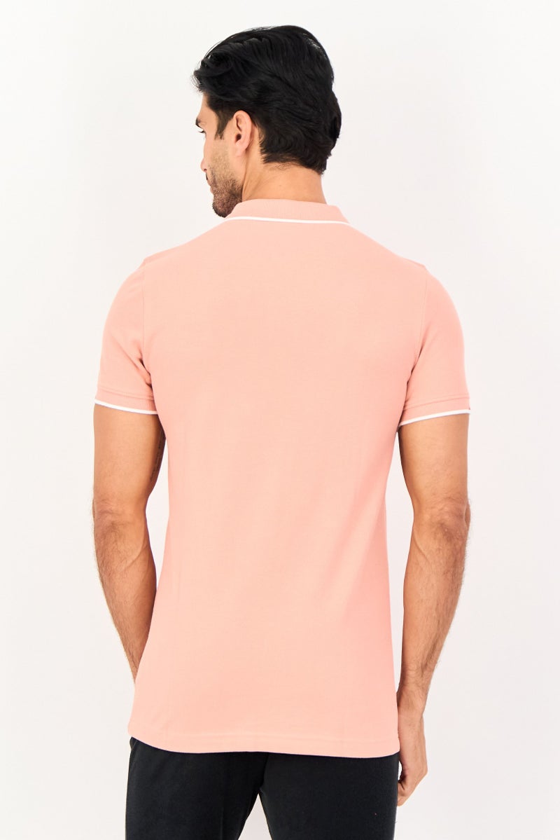 PUMA Men Sportswear Fit Short Sleeve Outdoor Polo Shirt, Dusty Rose - Image 4