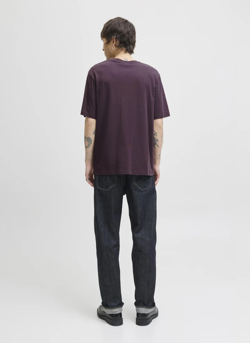 JACK & JONES  Graphic Crew Neck T-Shirt for Men | Best Price UAE