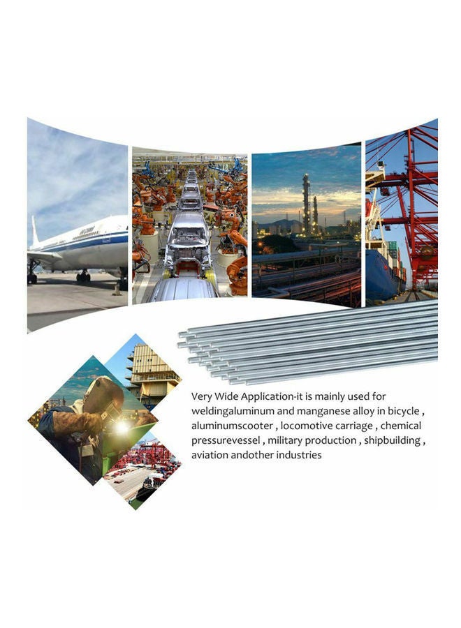 NIBEMINENT 20-Piece Welding Aluminium Rod Silver - Image 2