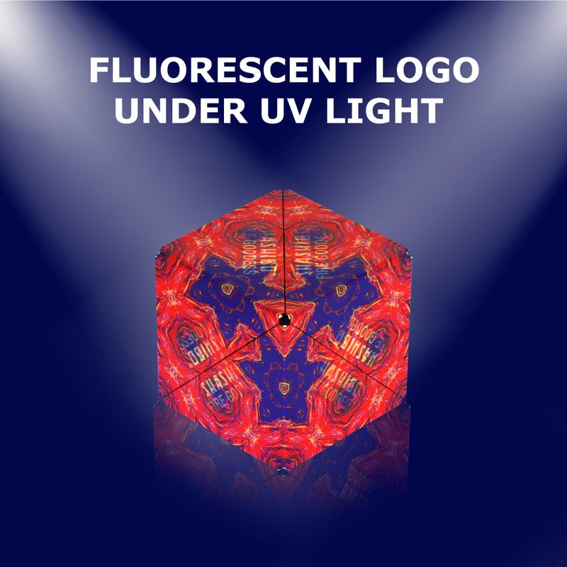 SHASHIBO Shape Shifting Box - Award-Winning, Patented Fidget Cube w/ 36 Rare Earth Magnets - Transforms Into Over 70 Shapes, Download Fun in Motion Toys Mobile App (Artist Series - Fire Goddess) - Image 5