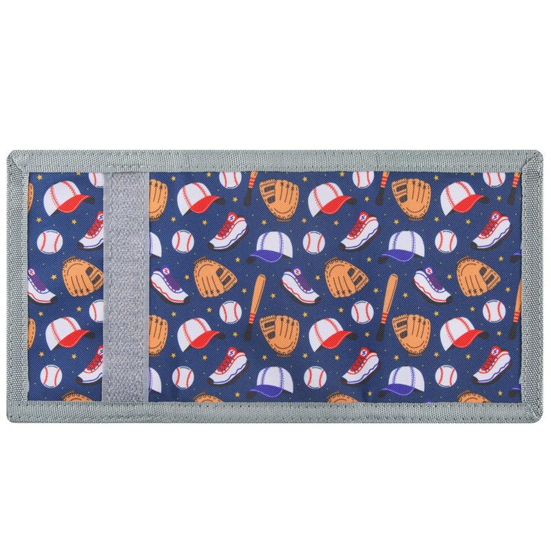 Lamiza Kids Wallet for Boys Teen, Little Boys Wallet for Kids Ages 4-5-6-7-8-9-10-12, Baseball Sports Youth Wallets w/Zipper Coin Pocket, Tri Fold Child Childrens Wallet for Christmas Birthday Gift - Image 4