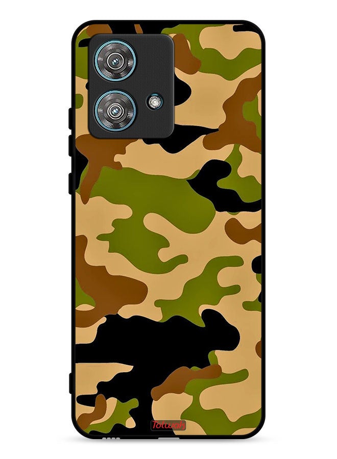 Tolwak Motorola Edge 40 Neo 5G Protective Case Cover Camouflage Abstract Digital Pattern - Image 1