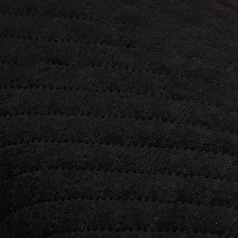 KINGLY Velvet Quilted Universal Armrest Sofa Cover – Non-Slip, Washable Couch Arm Protector for Daily Use (Jet Black, 1pc – 23x27) - Image 4