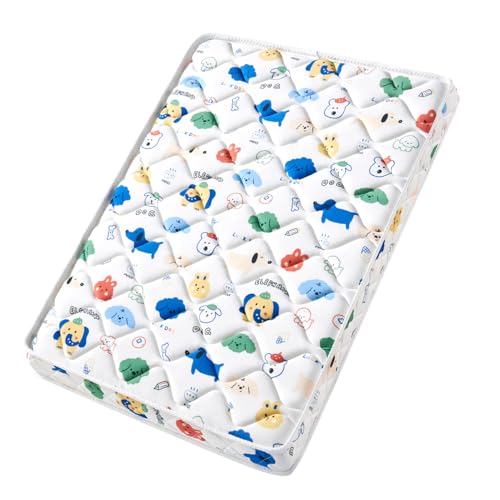 OSSERTSbearY Pack and Play Mattress - 38" x 26"- Premium Cotton Fabric Safety Reinforced Play Yard Mattress - Fits for Graco & Baby Trend & Pamo Babe Playard, Firm Support and Comfort Foam - Image 1