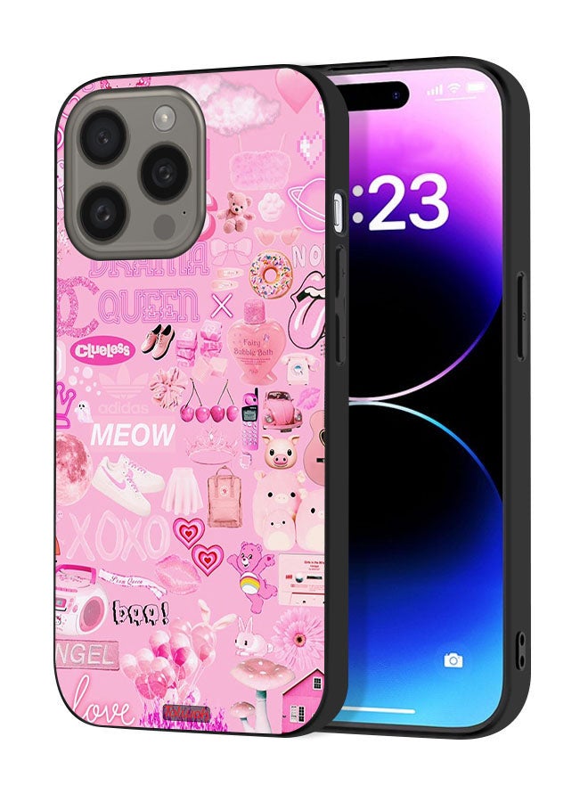 Tolwak Apple iPhone 15 Pro Protective Case Cover Girls Drama Queen - Image 1